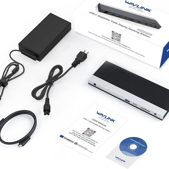WAVLINK USB‎ C Docking Station 4K Triple Display - Picture 9 of 9